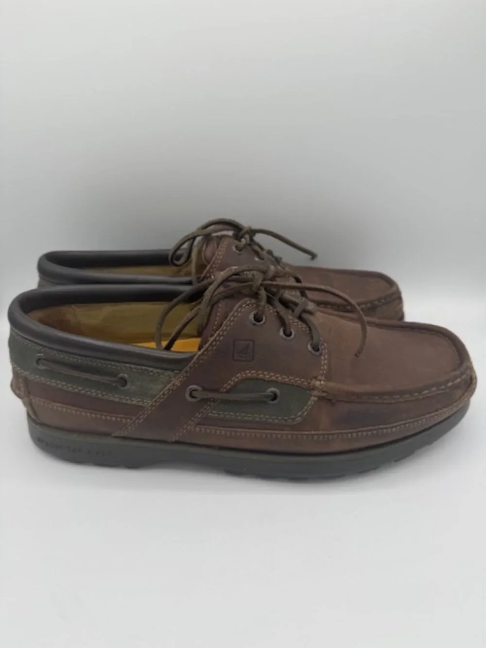 Sperry Authentic Original Boat Shoes Brown Leather Men's 11